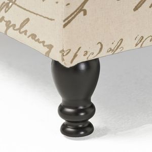 Panca Rettangolare Imbottita con Contenitore e Poggiapiedi per Soggiorno, Ingresso e Camera da Letto - Product Image 2