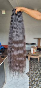 Extensions de cheveux humains vierges Remy, ondulés, ondulés, haute qualité, texture douce, tissage naturel, poids 100g - Product Image 6