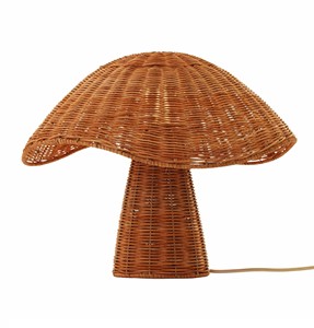 Lampe de table en bois naturel, sélection de choix pour la maison, essentiels durables, lampes de présentation en rotin pour table. - Product Image 4