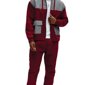 Conjunto de Sudadera con Capucha y Pantalones Jogger de Felpa de Algodón Grueso Unisex Personalizado, 380/400g, Ropa Casual Urbana de Invierno, Estilo Oversize - Product Image 4