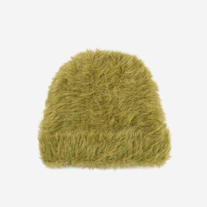 Bonnet en coton/polyester de haute qualité avec logo personnalisé, vente en gros, unisexe, bonnet d'hiver en tricot, tendance, moelleux, doux, pour le ski, le vélo - Product Image 2