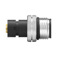 Connecteur mâle moulé Nian-Yeong WP-05M2-44 M12 à code B 5 broches avec câble, étanche IP67, 60V 1.0KV 4A, pour usage industriel
