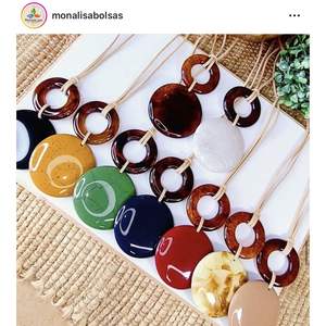 สร้อยคอเรซิ่นคุณภาพพรีเมียม ดีไซน์ทันสมัย งานฝีมือศิลปะ สำหรับสวมใส่ลำลอง-อุปกรณ์งานประดิษฐ์ลูกปัด - Product Image 5