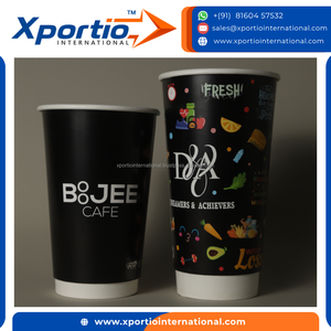 Export Grade Double Wall Paper Cups 20oz Size 600ml Capacity Disposable Hot Drink Cups FDA Certified For Restaurant & Cafe Use - Product Image 2