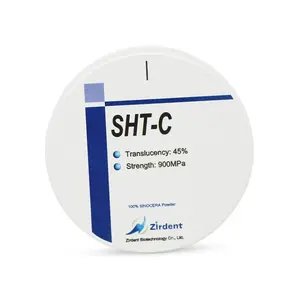 Buy SHT-C Zirdent Zirconia Discs Blocks for CAD/CAM Milling Center with Preshaded 98mm Open System from Professional Supplier