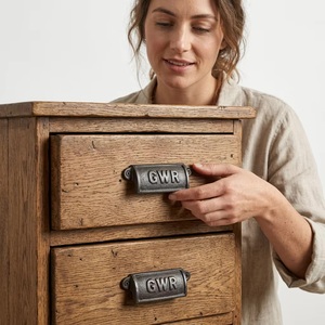 Tirador de Cajón Rectangular de Hierro Fundido Ecológico, Diseño Industrial, Herraje para Muebles de Gabinete, Armario y Cocina, Duradero - Product Image 4