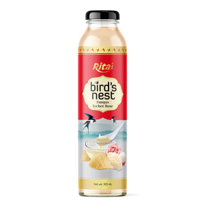 Boisson aux champignons de nid d'oiseau et poire 315ml en bouteille de verre – Boisson fruitée liquide de qualité supérieure Marque Rita - Product Image 2