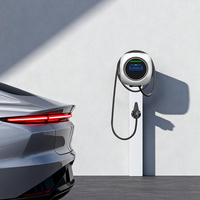 Estación de Carga para Vehículos Eléctricos de 11kW para Interiores y Exteriores, Diseño Resistente a la Intemperie IP65 para Jardín, Garaje o Cochera