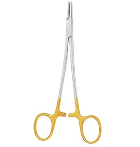 Portaagujas de Castroviejo con candado de 18cm, pinzas de soporte de aguja quirúrgica de calidad alemana, instrumentos de sutura recta - Product Image 1