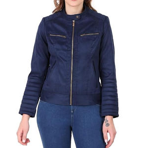Chaquetas de Cuero de Gamuza para Mujer al por Mayor, Personalizadas, de Alta Calidad, para Invierno, Estilo Urbano, Corte Regular - Product Image 3