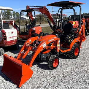 Kubota BX23S 4WD Mini Excavator Backhoe Loader Compact Tractor with Front Bucket and <b>Seat</b> <b>for</b> Farm Construction - Product Image 6