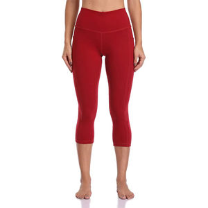 Leggings Capri pour femmes au design optimal, taille mi-haute, sur mesure, haute qualité, Spandex/Polyester, écologiques, respirants, prix bas, OEM - Product Image 1