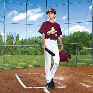 Pantalones de Béisbol de Poliéster al Por Mayor, Tallas Grandes, Transpirables, con Logotipo Personalizado, con Franjas Laterales, Cómodos y de Alta Calidad - Product Image 6