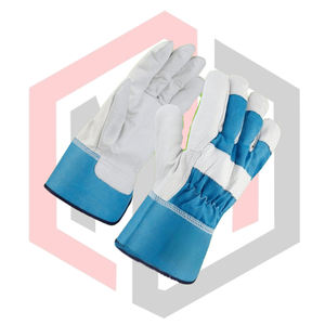Gants de travail en cuir Rigger avec tissu anti-chimique, respirants, résistants aux déchirures, sans silicone, sans poudre, de haute qualité - Product Image 2