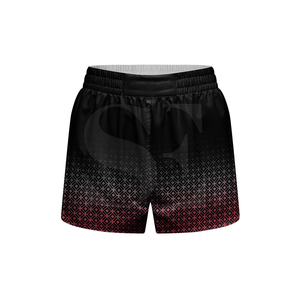 Shorts pour hommes à motif géométrique, séchage rapide, taille mi-haute, taille élastique, 100% polyester, shorts décontractés - Product Image 1