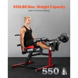 Heavy Duty 550 LBS Capacity Home Gym System Leg Extension Leg Body pieded estensione rotante coscia regolabile inferiore del corpo - Product Image 2