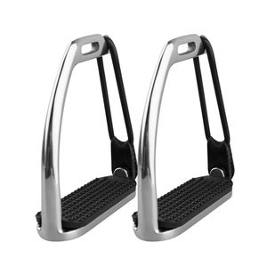 Équipement d'équitation en matériau solide, étriers flexibles de couleur arc-en-ciel brillante, protection antidérapante de la cheville, équestre - Product Image 1