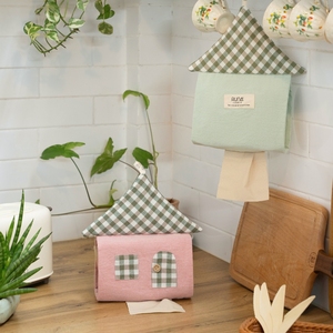 Boîte à mouchoirs de style minimaliste, tissu 100% coton, naturel, écologique, décoration et accessoires pour la maison, durable et pratique - Product Image 5