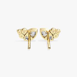 Pendientes de Diamantes Cultivados en Laboratorio Marquise de 0.50ct, Oro Amarillo de 14K, Certificados por IGI, Elegantes y Minimalistas, Joyería Fina para Regalo de Boda - Product Image 4