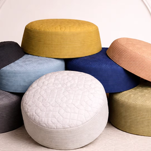 Al Asar - Tela de Traje Transpirable de la Mejor Calidad, Gorros Kufi de Poliéster, Nuevo Diseño, Gorra Musulmana Tradicional para Hombre, Opciones OEM - Product Image 1