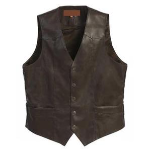 Chaleco de Motociclismo de Cuero de Alto Rendimiento 2026, Personalizado, Resistente al Viento, Talla Grande, Protector y de Seguridad para Hombres - Product Image 2