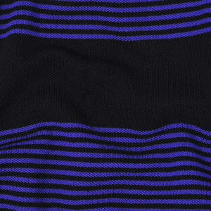 Camiseta Polo Negra y Morada para Hombre, Diseño de Rayas Horizontales, Transpirable, de Algodón, Informal, de Manga Corta, para Golf, Tenis, Verano - Product Image 5