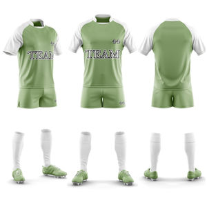 Tenue de rugby pour équipe, vêtements de performance, ensemble maillot d'entraînement pour club sportif, impression de logo personnalisé, respirant, 100% polyester - Product Image 4