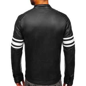 Veste d'hiver pour homme, nouveau style, décontractée, en cuir véritable, avec fermeture éclair, respirante, grande taille, coupe-vent, col rabattable - Product Image 2
