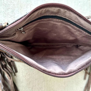 Bolsos de Mano de Cuero Vacuno de Alta Calidad con Logotipo Personalizado, Bolsos Casuales de Lujo con Cierre de Cremallera, Impermeables y Ligeros, Venta al Por Mayor - Product Image 2