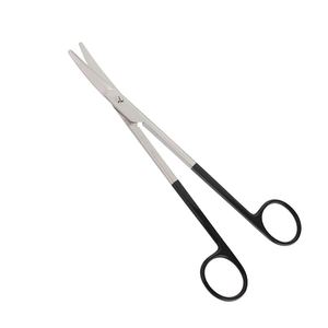 Ciseaux de dissection en gros, courbés, à motif délicat TC, à bout arrondi, 180 mm (7 pouces), ciseaux chirurgicaux à usage unique, Pakistan - Product Image 1