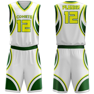 Basketball Uniform <b>Athletic</b> Jersey Wholesale Supplier Custom Basketball Uniform Jersey Shorts Set Manufacturer - Product Image 2