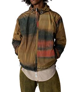 Chaqueta de nailon a prueba de viento con capucha y estampado de flores de poliéster 100%, jersey con cremallera, ropa deportiva personalizada, chaqueta cortavientos con forro estampado - Product Image 3