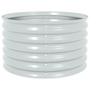 Jardinières et bacs à fleurs surélevés en acier galvanisé argenté - Product Image 4