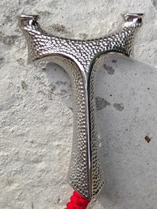 Stainless Steel Banana Shape <b>Slingshot</b> Industrial Grade Handle - Product Image 4