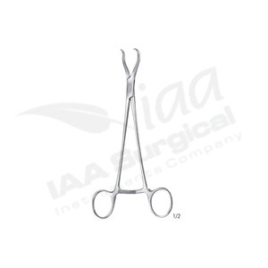 Pinza de sujeción ósea manual de acero inoxidable, instrumento quirúrgico ortopédico con bloqueo, certificado CE, fenestrado. - Product Image 1