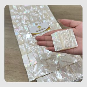 แผ่นเปลือกหอยมุกธรรมชาติสีขาวพรีเมียม วัสดุตกแต่งสำหรับงานฝังไม้และของตกแต่งบ้านหรูหรา - Product Image 3