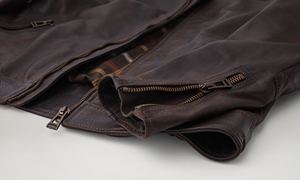 Chaqueta de Cuero para Hombre, Duradera y a la Moda, Estilo Motero, Proveedor Mayorista, MOQ Bajo, Hecha en Pakistán - Product Image 4
