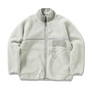 Men Fleece <b>Jacket</b> Warm Soft Full Zip Stand Collar Outdoor Casual Winter <b>Jacket</b> <b>with</b> Multiple <b>Zipper</b> <b>Pockets</b> Lightweight Thermal - Product Image 1