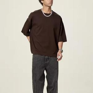 Camisetas Personalizadas de Alta Calidad para Hombre, Corte Cuadrado, Estilo Oversize, Lavado Ácido, 100% Algodón, Tejido de Lana Peinada, Ecológicas y Transpirables - Product Image 6