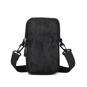 Sac bandoulière noir en gros pour téléphone portable, idéal pour les voyages quotidiens, réglable, léger, multi-poches, classique, pour occasions formelles et décontractées - Product Image 6