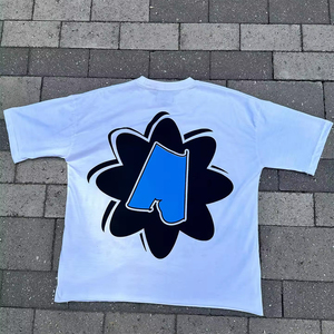 เสื้อยืดโอเวอร์ไซส์ TRENDION APPARELS สไตล์สตรีทแวร์ ผ้าหนา 220 กรัม ทรงหลวม คอกลม ผ้าเจอร์ซีย์คอตตอน 100% เป็นมิตรต่อสิ่งแวดล้อม ระบายอากาศได้ดี - Product Image 2
