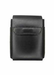 Wholesale <b>Black</b> Genuine Leather Business Card <b>Wallet</b> with Button Closure and Letter Pattern <b>for</b> <b>Men</b> - Product Image 4