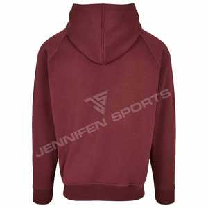 Ensemble de survêtement sportif pour homme en taille plus, automne-hiver, en molleton 100% coton, logo personnalisé, respirant, séchage rapide - Product Image 3