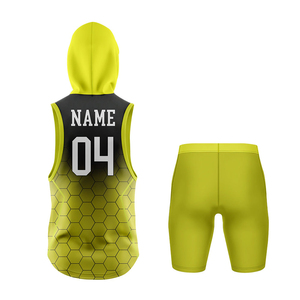 ชุดยูนิฟอร์มฟุตบอลทีมกีฬาแบบกำหนดเอง 7v7 - ผ้าสแปนเด็กซ์/โพลีเอสเตอร์คุณภาพสูง พิมพ์ลาย ระบายอากาศ แห้งเร็ว แบบไม่มีแขน ปรับแต่งได้ - Product Image 6
