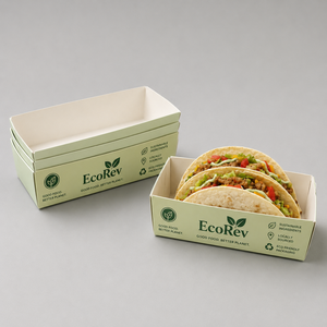 Cajas de Papel Biodegradables Ecológicas Cuadradas para Pastelería, Tacos de Birria, Cajas Desechables para Restaurante, Personalizadas al por Mayor - Product Image 3