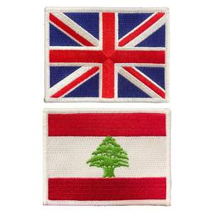 Parche de tela bordado para ropa, uniforme o bandera, 2.5" x 3.5" - Product Image 1