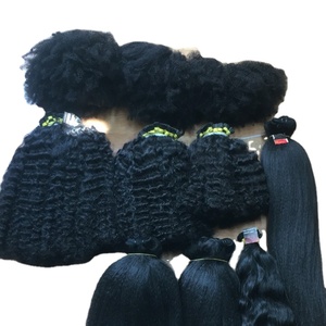 Cheveux Yaki crépus lisses coquins, cheveux naturels, cuticules alignée, Clip, vente en gros, - Product Image 5