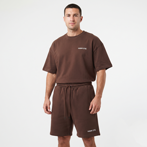 Latest Design 2026 Fashion Men's Clothing <b>Sets</b> Cotton Breathable T-Shirt and Shorts <b>Set</b> Two Piece Summer Suit Men <b>Twin</b> <b>Sets</b> - Product Image 5