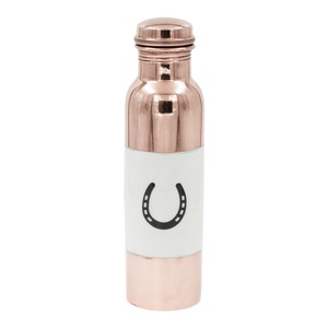 Botella de Cobre 100% Antigua con Diseño de Estribo y Bocado de Caballo, Tapa Hermética a Prueba de Fugas, Botella Premium para Beber Agua, Botella para el Hogar - Product Image 2