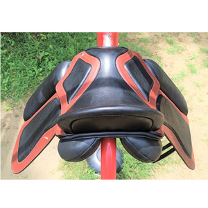 New Premium Quality English Leather Dressage Saddle <b>Plastic</b> <b>Tree</b> Durable Genuine Leather Material Customizable for Gaited Horse - Product Image 5